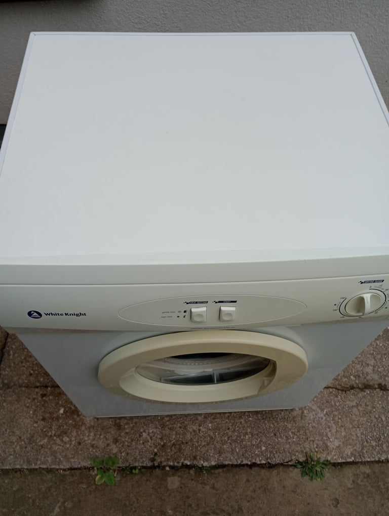White Knight dual heat reversing tumble dryer 