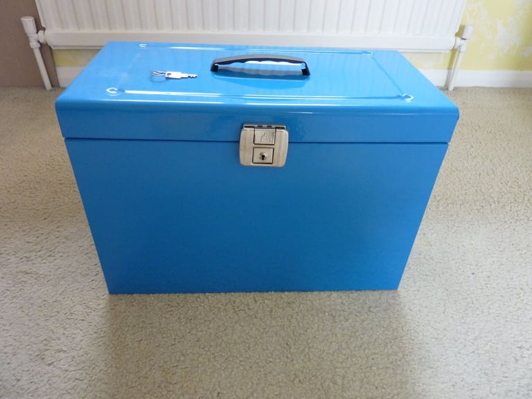 image for METAL BOX FILE A4 LOCKABLE