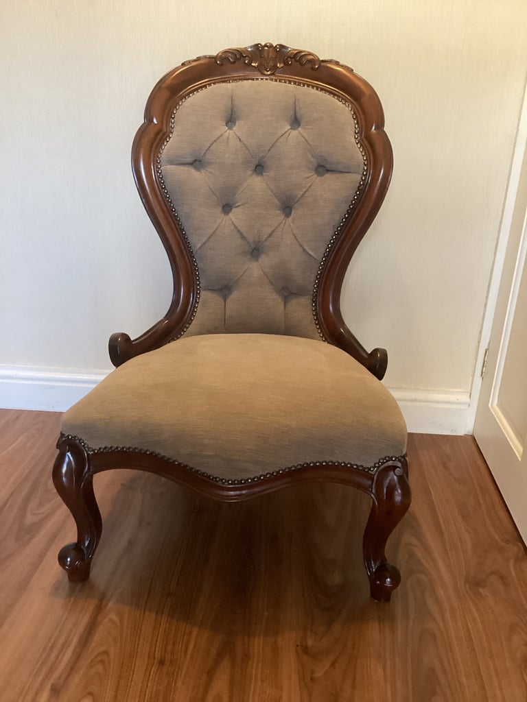 image for Antique Chesterfield Lounge Chair