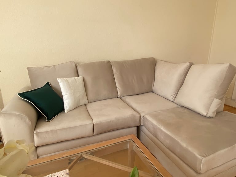 New Beige Corner Sofa