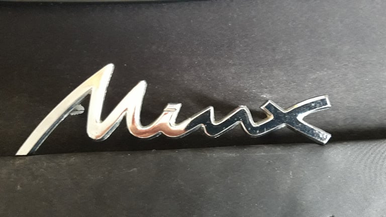image for Vintage ‘Minx’ Classic Car Badge in Chrome Finish. Excellent Condition.
