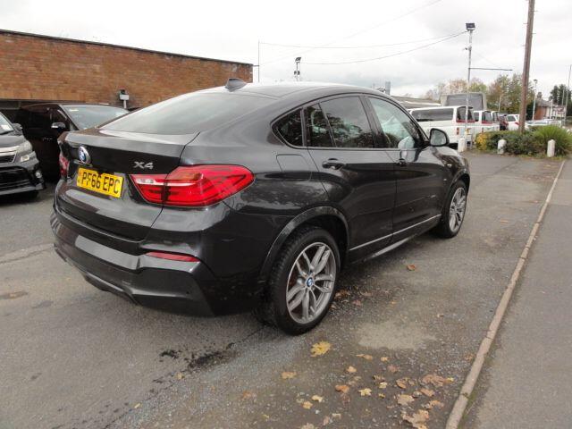 2016 BMW X4 2.0 20d M Sport Auto xDrive Euro 6 (s/s) 5dr COUPE Diesel Automatic