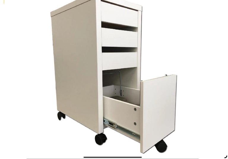 IKEA MICKE Drawer Unit with Drop-File Storage 