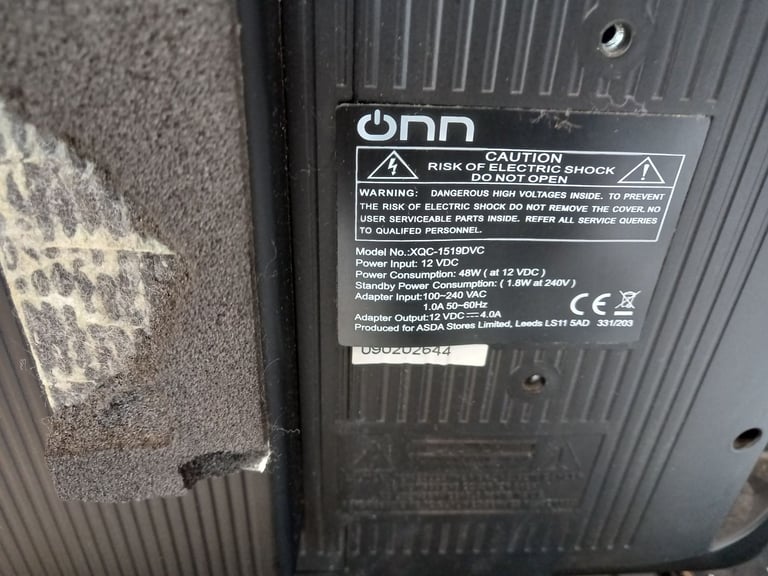 Caravan 12 v  Tv