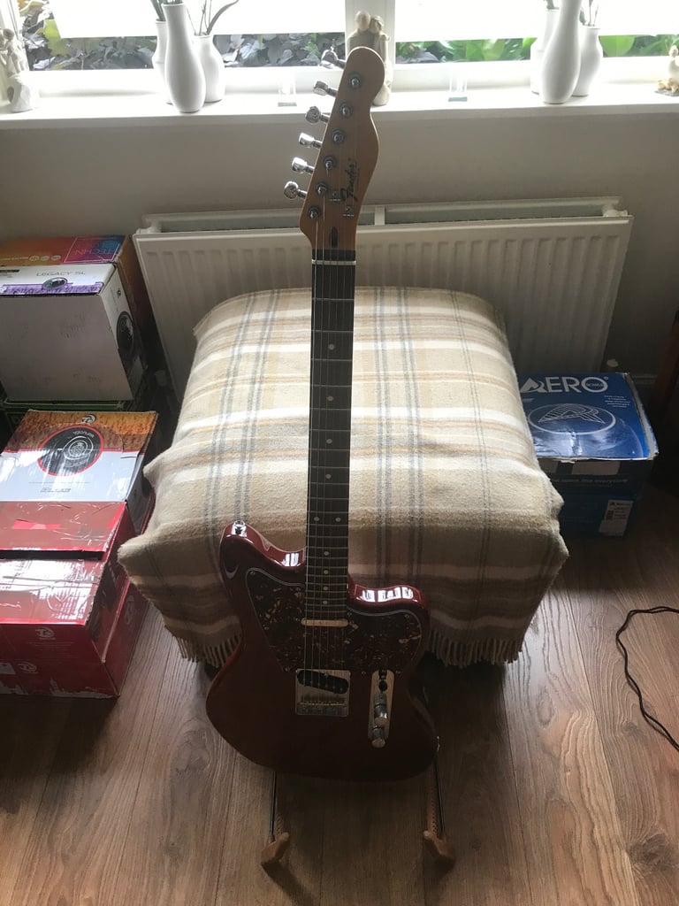image for Fender Tele/Jazzmaster style Custom Built guitar. Mint Condition.