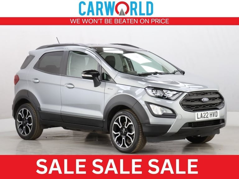 2022 Ford Ecosport 1.0T EcoBoost Active SUV 5dr Petrol Manual Euro 6 (s/s) (125 ps) HATCHBACK Pet...