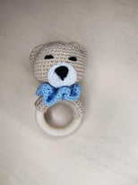 Baby Rattle Toy Wooden Teethner 