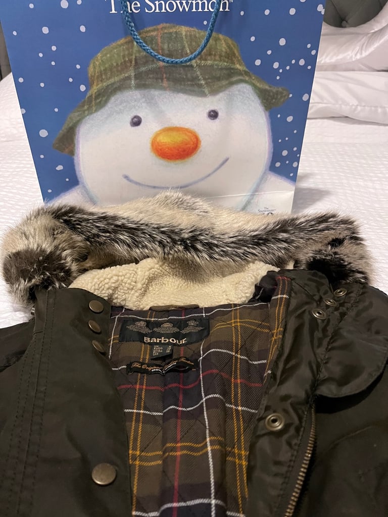 Barbour coat uk size 8