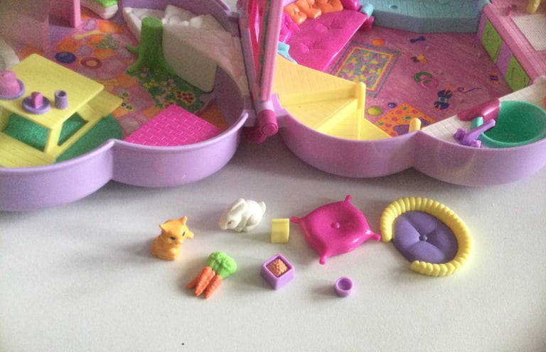 Very Rare Lucy Locket Polly Pocket Bluebird Pretty Pets Corner 1995 full size collectible 