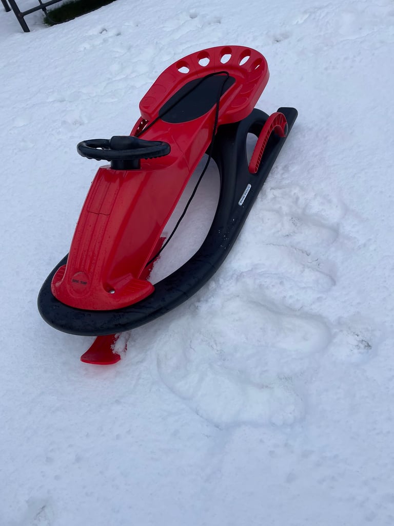 Snow future sledge with controls & rope, superb condition! | in Nantwich,  Cheshire | Gumtree