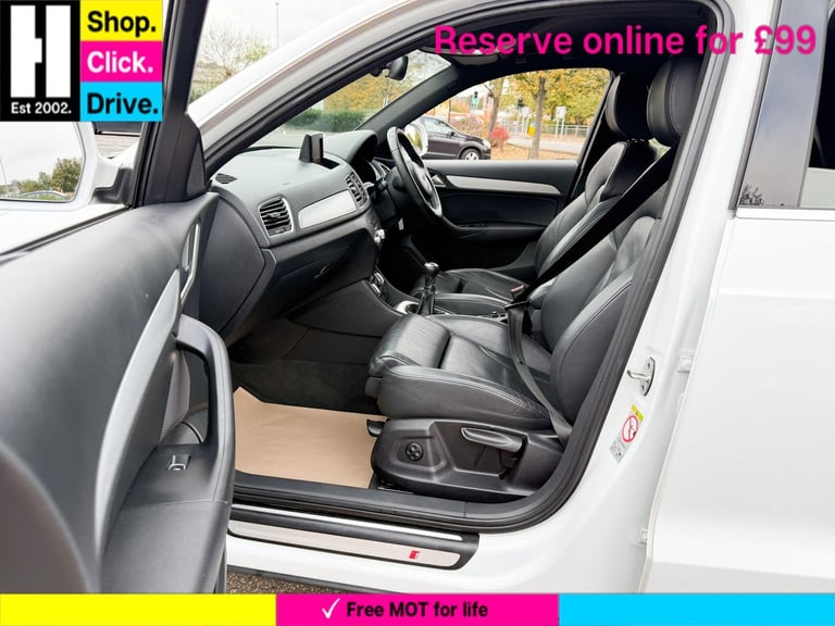 2012 Audi Q3 2.0 TFSI S line SUV 5dr Petrol Manual quattro Euro 5 (s/s) (170 ps) ESTATE Petrol Ma...