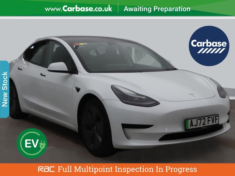 image for 2022 Tesla Model 3 Saloon 4dr Electric Auto RWD (241 bhp) Saloon ELECTRIC Automatic