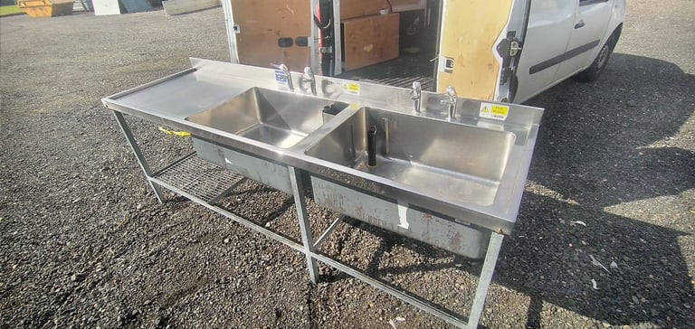 Catering equipment commercial stainless steel single sink restaurant kitchen trailer items 