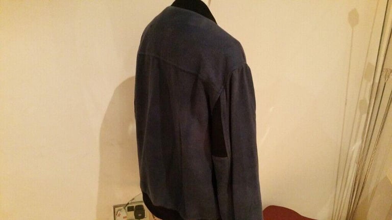  Rare Vintage 90's Designer BALENCIAGA PARIS Stylish Wool & Silk Warm Bomber Jacket. Size : 54 ( S )
