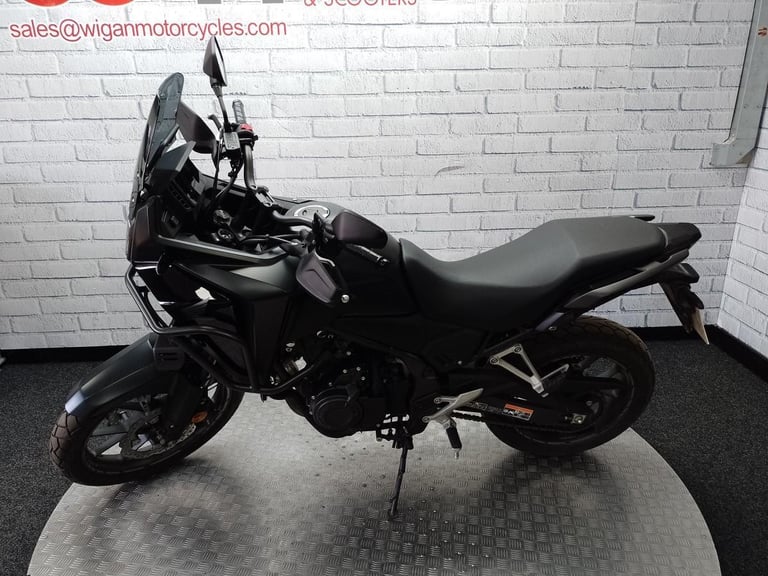 HONDA NX500 (CB500XA-R), 73 REG 532 MILES, ENGINE BARS, FOG LAMPS...