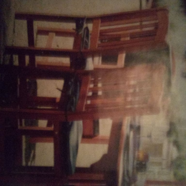 Reduced £730 Solid teak garden furniture set, table extends, 6 chairs, some still boxed, brand new