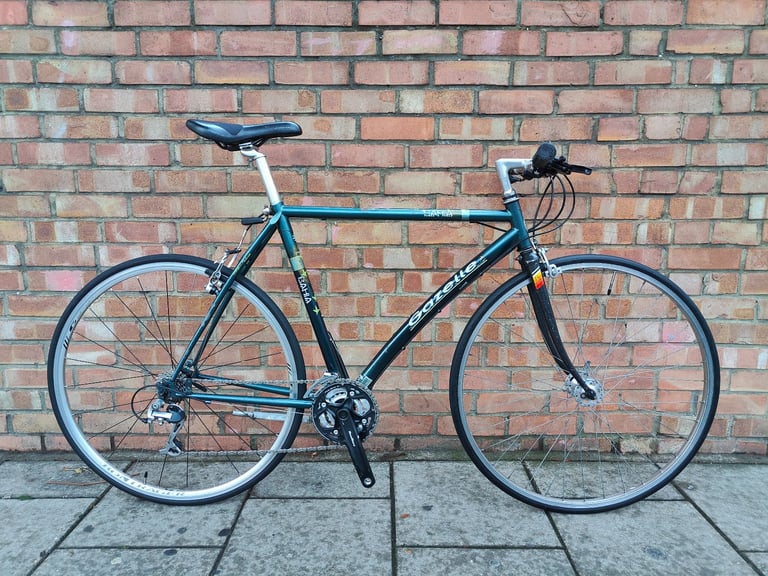 SERVICED (6270) 700c GAZELLE BAHIA 24-speed Vintage Steel Flat Bar Road BIKE Hybrid BICYCLE Size M/L