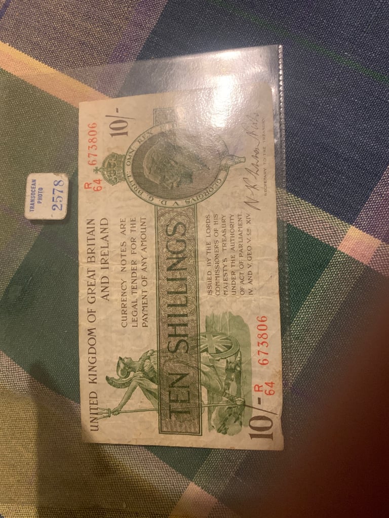 image for Old  10 bob note