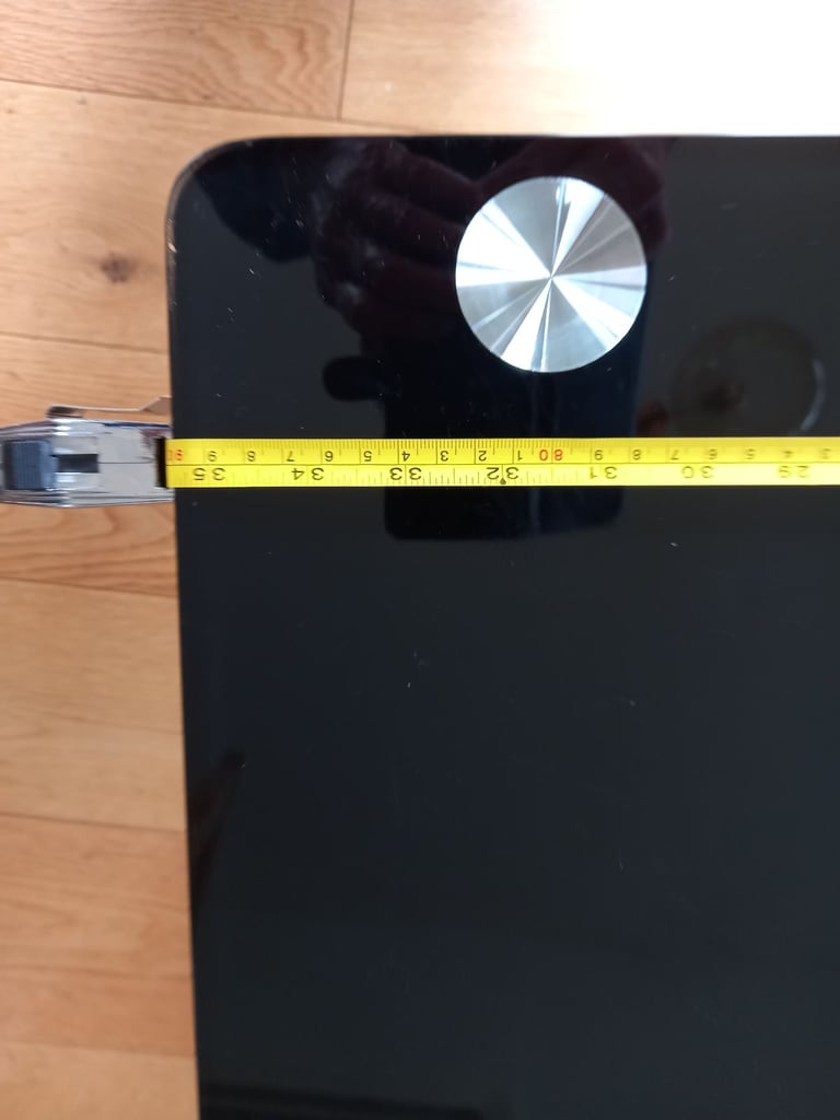 Black Glass TV stand / table