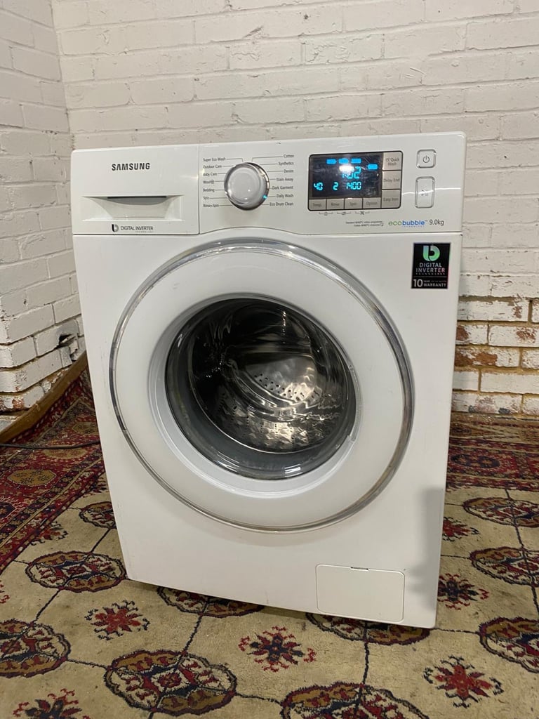 image for Beautiful Samsung Latest Model 9KG A+ Energy EcoBubble Washing Machine For Sale 