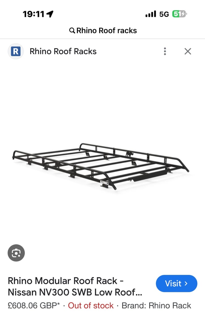 Rhino Roof Rack for sale 