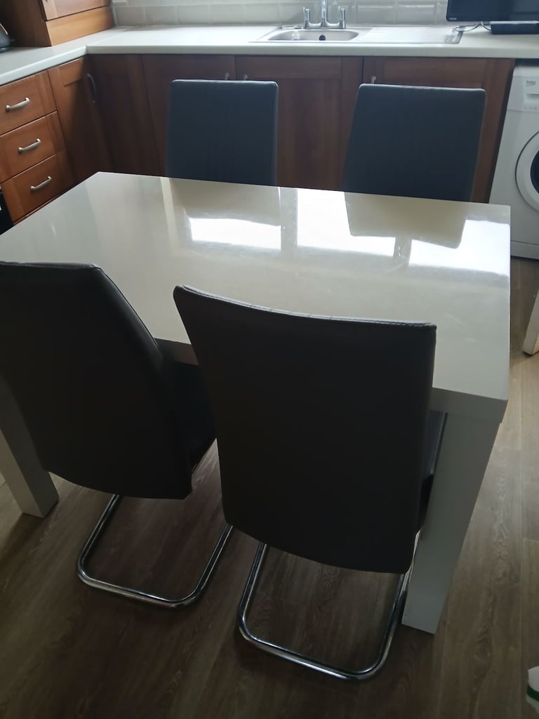 image for Table and 4 chairs 