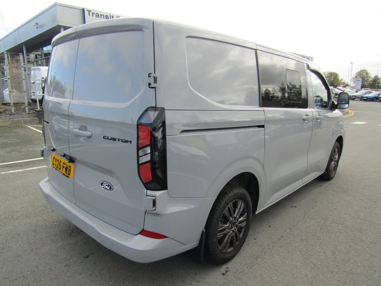 2025 Ford Transit Custom 2.0D EcoBlue 170ps H1 Double Cab Van Limited Auto Crew Bus Diesel Automatic