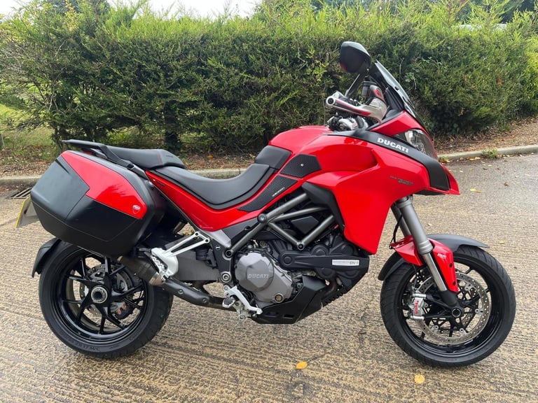 image for 2019 69 DUCATI MULTISTRADA 1260 S DVT HIGH SPEC TOURER ADVENTURE HISTORY PANNIER
