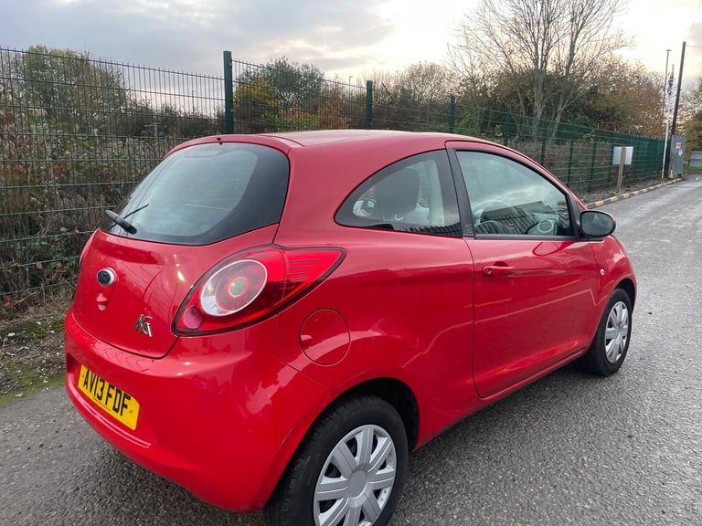 FORD KA 1.2 EDGE S/S 13 REG RED 3 DOOR HATCHBACK MOT JANUARY 28TH 2026 TAX £35 SERVICE HISTORY