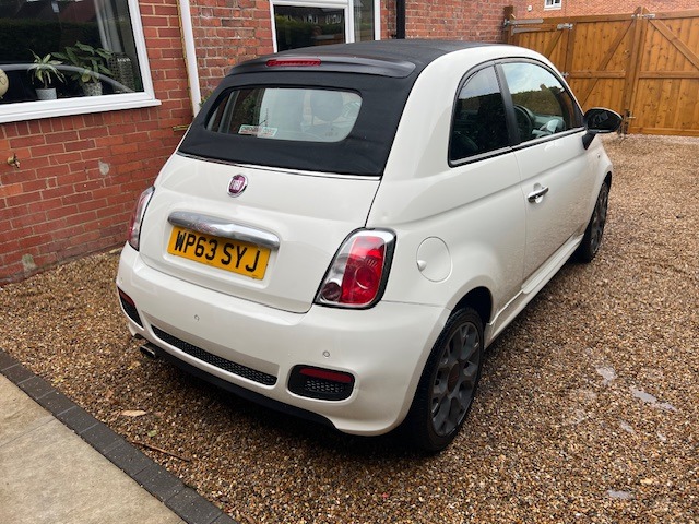 2013 Fiat 500C 1.2 S 2dr CONVERTIBLE Petrol Manual