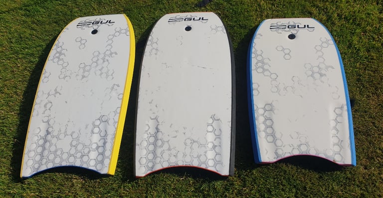 3 Gul Response Slick Body Boards 2 Adult 1 Childs 