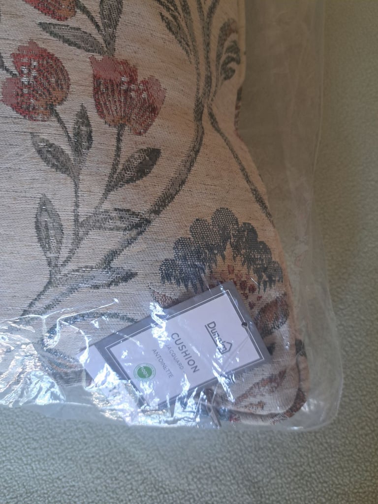 DUNELM ANTOINETTE NEW CUSHIONS 45 CM X 45 CM WITH ZIP. FOUR AVAILABLE