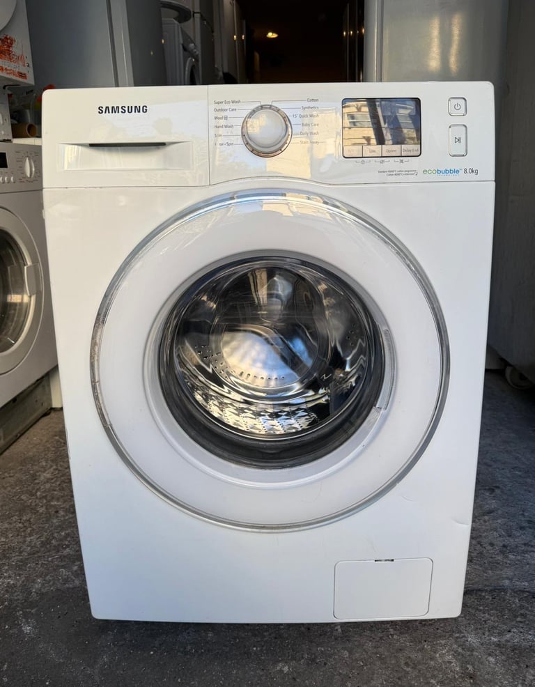 image for Samsung EcoBubble 8kg Washing Machine With Free Delivery N Warranty 