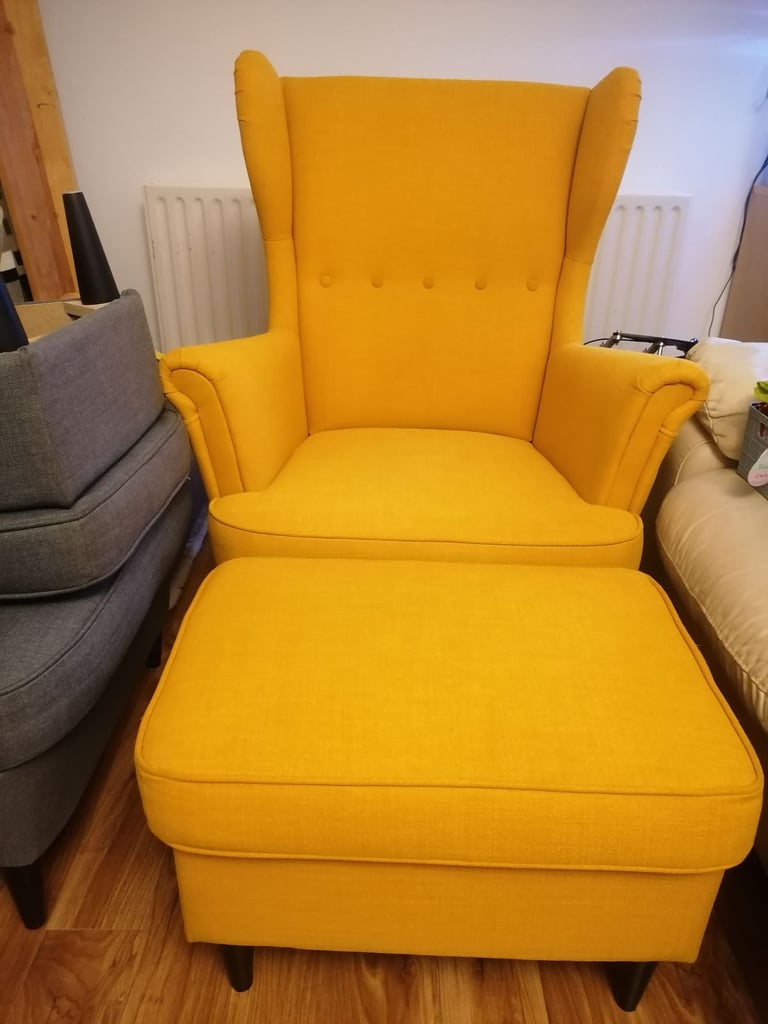 image for Ikea Armchair and footstool 