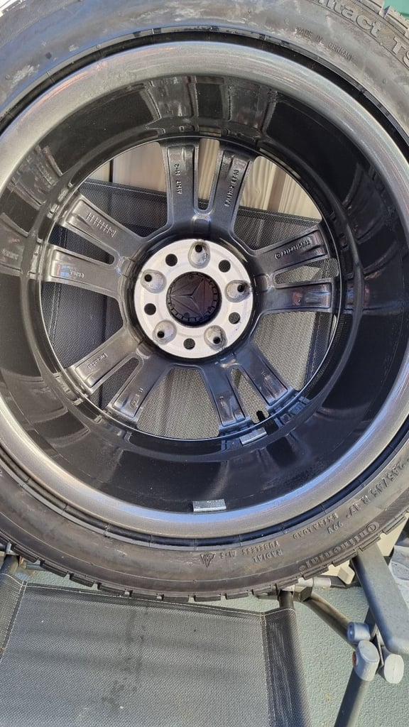 MERCEDES E CLASS ALLOY WHEELS 17'' INCH Fully Refurbished in Steel Grey x 5 Wheels