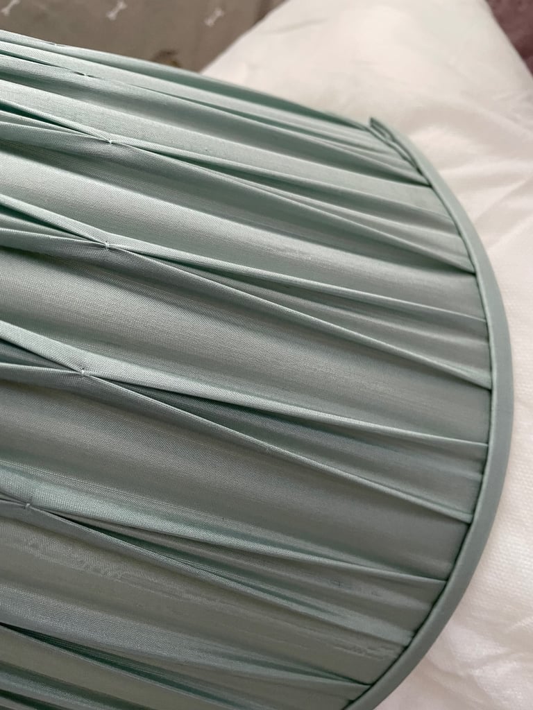 Laura Ashley Duck Egg Pleated Lamp Shade