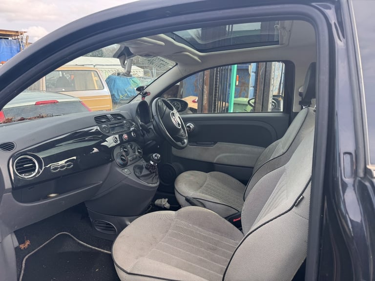 Fiat 500 1.2 2014 black BREAKING FOR PARTS 