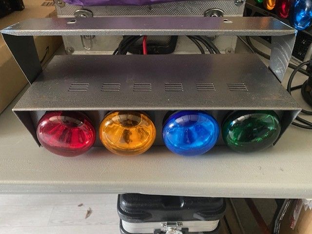 image for DISCO LIGHT - 4 WAY FLASHING SEQUENCE SOUND ACTIVATED LIGHT UNIT- ONLY £40