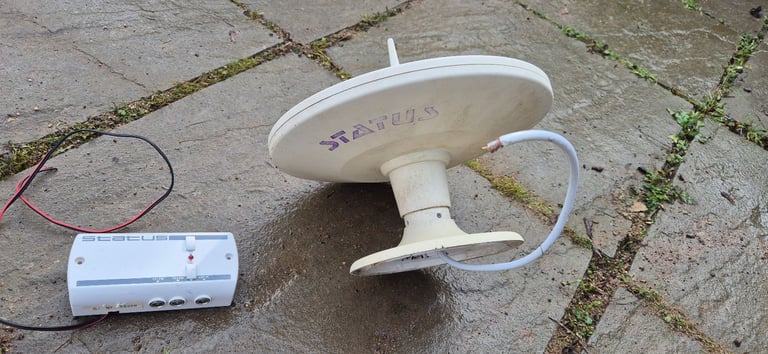 STATUS, VISION, IMAGE and other digital antennas with boosters for camper, caravan, motorhome, boat.