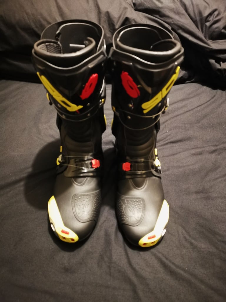 SIDI Vortice Motorbike Motorcycle Race Boots Size 12.5