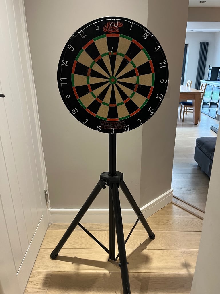 image for Adjustable Dartboard stand, Dartboard and Winmau surround