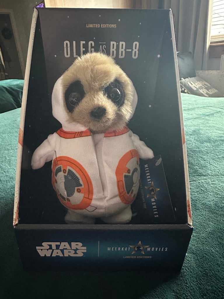 image for Star Wars BB-8 Oleg meerkat limited edition toy. BNIB
