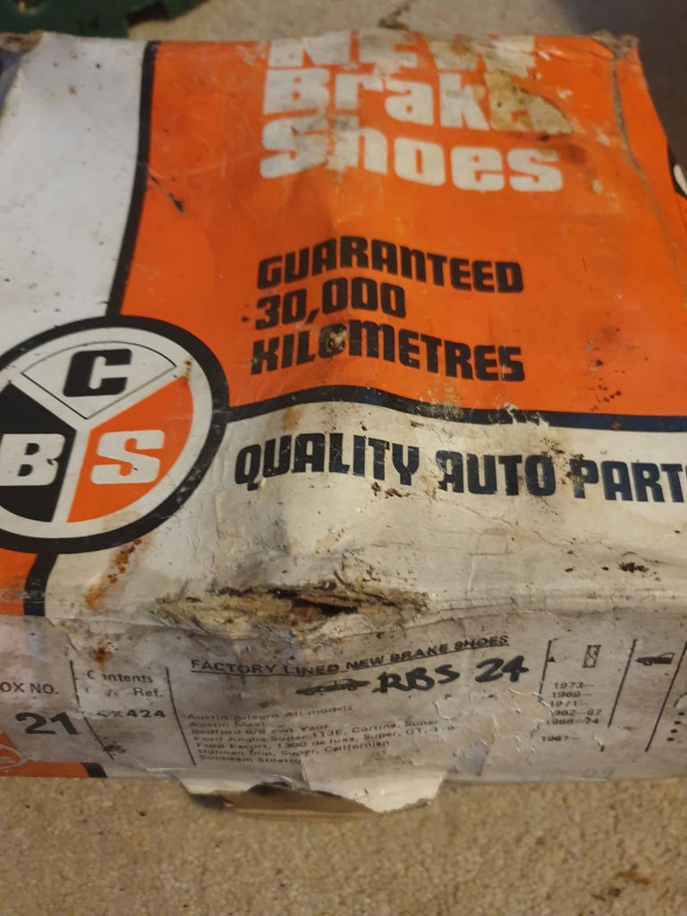 Ford mk1 escort rear brake shoes