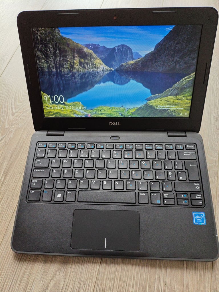 image for DELL Latitude 3190 Intel Celeron N4120 Laptop 11.6&quot; 4GB 64GB eMMC Win10 Pro UK