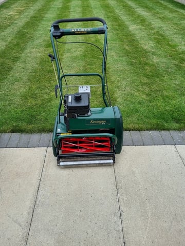 Serviced VGC Allett Kensington 17K Petrol Cylinder Self-Propelled