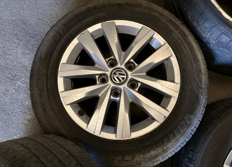 16”  Used Volkswagen transporter “Clayton” Alloy Wheels & Hankook Tyres