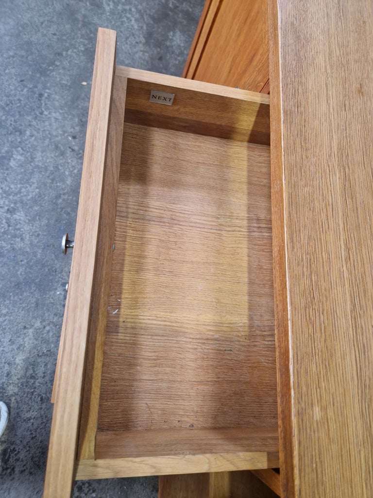 Next oak veneer sideboard 
