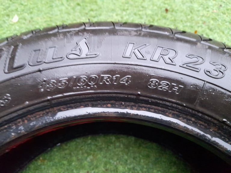 Pair of 185 60 14 Tyres  with 7mm Tread in west London Area