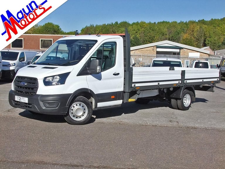 2021 Ford Transit T350 EcoBlue, 130PS, 17ft XL DROPSIDE, Air Con, DRW, Euro 6, 