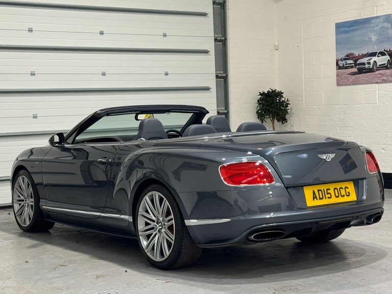 2015 Bentley Continental 6.0 W12 Speed 2dr Auto CONVERTIBLE PETROL Automatic